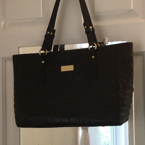 Brahmin Handbags - Brahmin Black Leather Large Carry All Travel Tote Bag